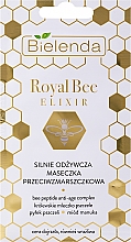 Düfte, Parfümerie und Kosmetik Pflegende Anti-Falten Gesichtsmaske für trockene, reife und empfindliche Haut mit Bienenpeptiden - Bielenda Royal Bee Elixir