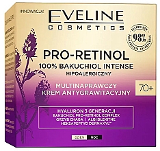 Düfte, Parfümerie und Kosmetik Reparierende Gesichtscreme mit Bakuchiol und Retinol 70+ - Eveline Cosmetics Pro-Retinol 100% Bakuchiol Multi-Repair Anti-Gravity Cream