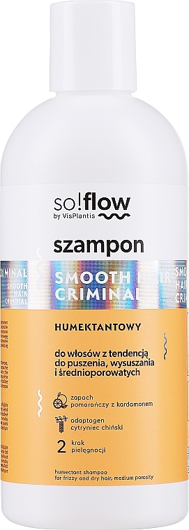 Haarshampoo mittlere Porosität - So!Flow by VisPlantis Medium Porosity Hair Humectant Shampoo — Bild N2