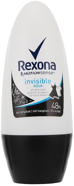 Deo Roll-on Antitranspirant "Invisible Aqua" - Rexona Deodorant Roll