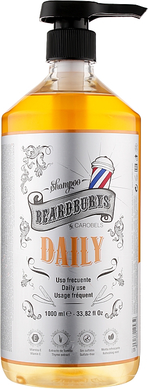 Tagesshampoo mit Vitamin E - Beardburys Daily Shampoo — Bild N5