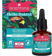 Düfte, Parfümerie und Kosmetik Aktiv glättendes Gesichtsserum - Orientana Hello Daktyl Active Smoothing Drops