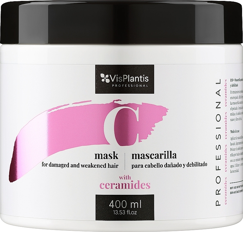 Maske für geschädigtes und geschwächtes Haar mit Ceramiden - Vis Plantis Mask For Damaged And Weakened Hair With Ceramides — Bild N1