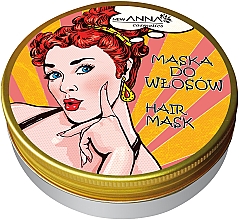 Düfte, Parfümerie und Kosmetik Maske für trockenes und stumpfes Haar mit kosmetischem Kerosin und Arganöl - New Anna Cosmetics Retro Hair Mask