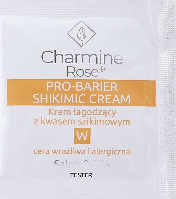 Beruhigende Gesichtscreme - Charmine Rose Pro-Barier Shikimic Cream (Probe)  — Bild N1