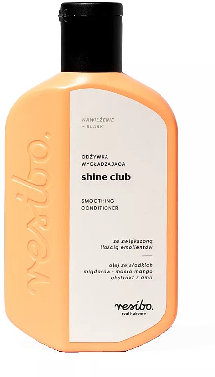Glättende und weichmachende Haarspülung - Resibo Shine Club Smoothing Conditioner — Bild N1
