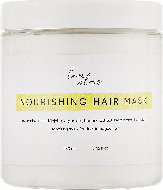 Pflegende Haarmaske mit Avocadoöl - love&loss Nourishing Hair Mask — Bild N2