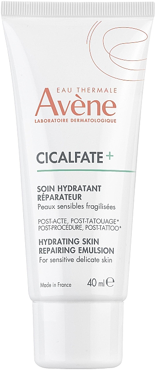 Feuchtigkeitsspendende und regenerierende Emulsion - Avene Eau Thermale Cicalfate+ Hydrating Skin Repairing Emulsion — Bild N1
