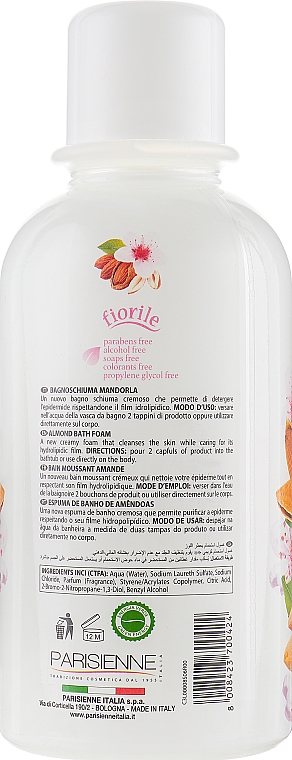 Badeschaum Mandel - Parisienne Italia Fiorile Almond Bath Foam — Bild N2