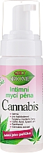 Düfte, Parfümerie und Kosmetik Schaum für die Intimhygiene mit Hanföl - Bione Cosmetics Cannabis Intimate Foam