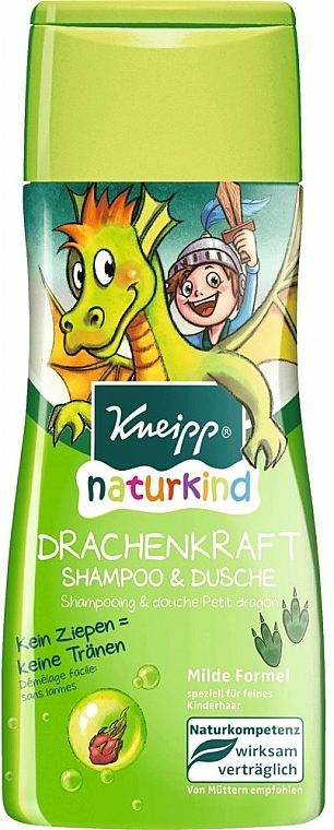 Kindershampoo und Duschgel mit Jojobaöl und Ringelblumenextrakt - Kneipp Kids Shampoo and Shower Gel Dragon Power — Bild N1