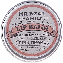Düfte, Parfümerie und Kosmetik Lippenbalsam - Mr. Bear Family Lip Balm Pink Grape