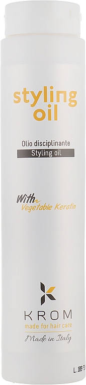 Stylingöl mit pflanzlichem Keratin - Krom K Style — Bild N1