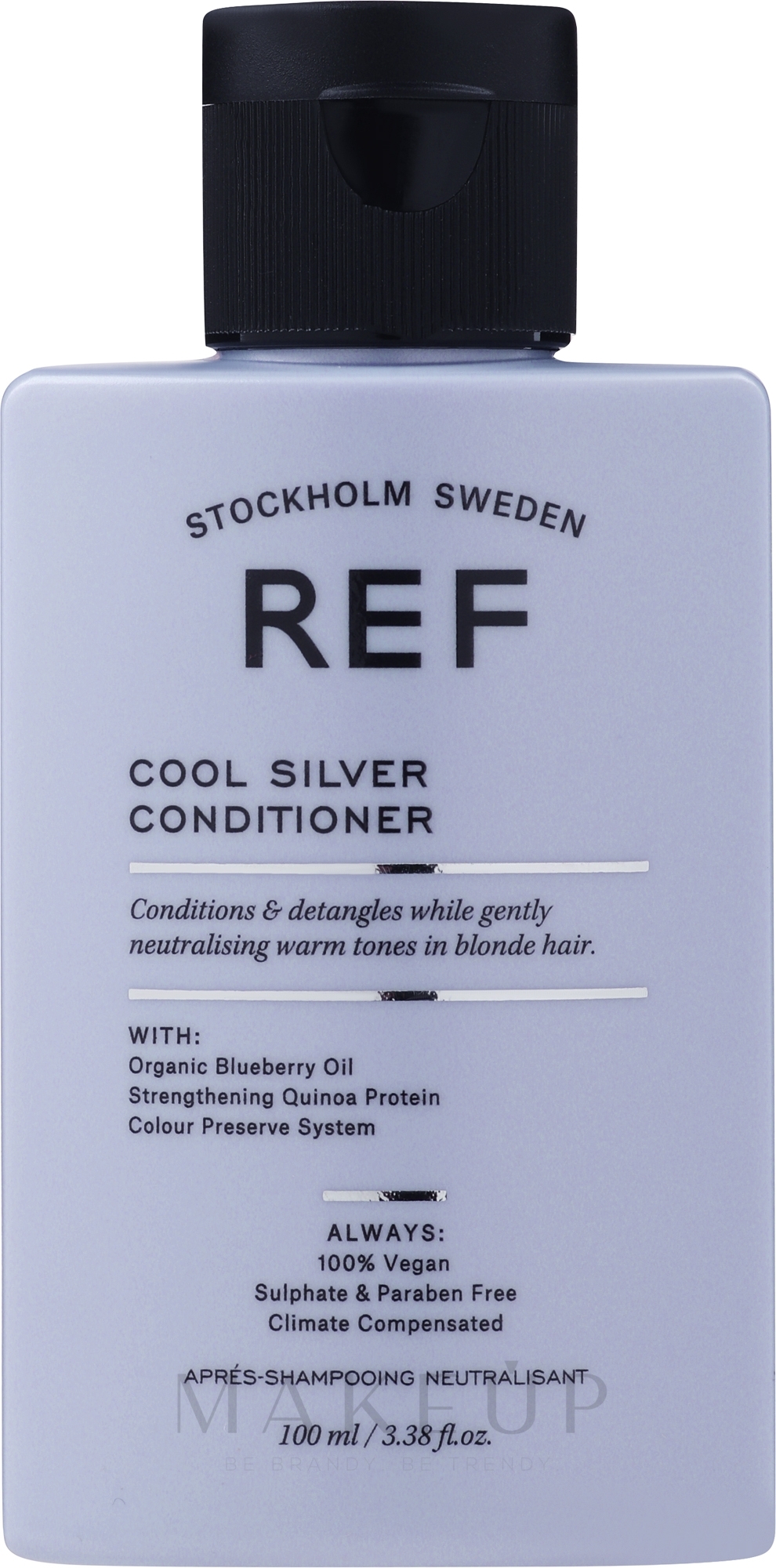 Farbschützende Haarspülung mit Quinoa-Protein und Blaubeeröl - REF Cool Silver Conditioner — Bild 100 ml