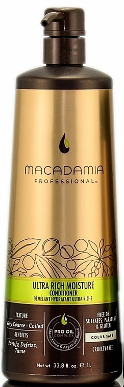 Feuchtigkeitsspendende Haarspülung für Damen und Herren - Macadamia Natural Oil Ultra Rich Moisture Conditioner — Bild N3