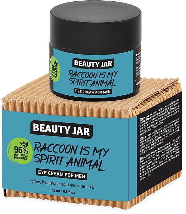 Augencreme für Männer - Beauty Jar Raccoon Is My Spirit Animal Eye Cream For Men — Bild N1