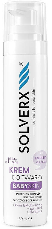 Gesichtscreme - Solverx Baby Skin Cream — Bild N1