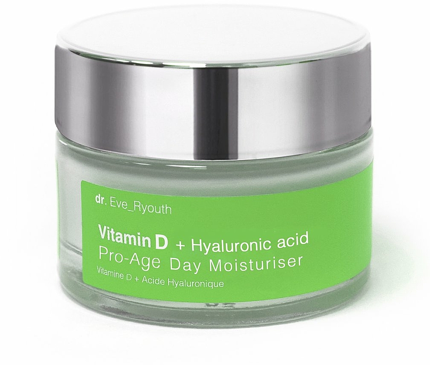 Feuchtigkeitsspendende Anti-Aging Tagescreme mit Vitamin D und Hyaluronsäure - Dr. Eve_Ryouth Vitamin D + Hyaluronic Acid Pro-Age Day Moisturiser — Bild N1