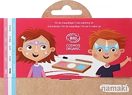 Düfte, Parfümerie und Kosmetik Schminkset für Kinder - Namaki Princess & Unicorn 3-Color Face Painting Kit (Gesichtsfarbe 7,5g + Pinsel 1 St. + Accessories 2 St.)