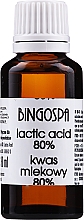Düfte, Parfümerie und Kosmetik Milchsäure 80% (für professionellen Gebrauch) - BingoSpa