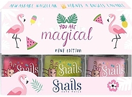 Düfte, Parfümerie und Kosmetik Nagellack-Set - Snails You Are Magical Mini Edition Flamingo (nail/polish/3x7ml)