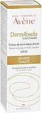 Revitalisierende getönte Gesichtscreme für strahlenden Teint SPF 30 - Avene Eau Thermale Derm Absolu Cream SPF30 — Bild N3