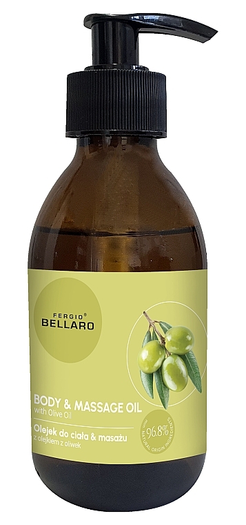 Körper- und Massageöl mit Olivenöl  - Fergio Bellaro Body & Massage Oil  — Bild N1