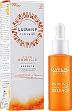 Düfte, Parfümerie und Kosmetik Gesichtsessenz mit Vitamin C und Hyaluronsäure für einen strahlenden Teint - Lumene Valo Glow Boost Essence