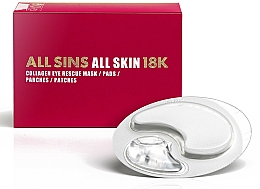Düfte, Parfümerie und Kosmetik Augenmaske mit Kollagen - All Sins 18k Colagen Eye Rescue Mask