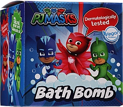 Düfte, Parfümerie und Kosmetik Badebombe für Kinder PJ Masks mit Brombeerduft, Traubenkern- und Avocadoöl - Disney PJ Masks Bath Bomb