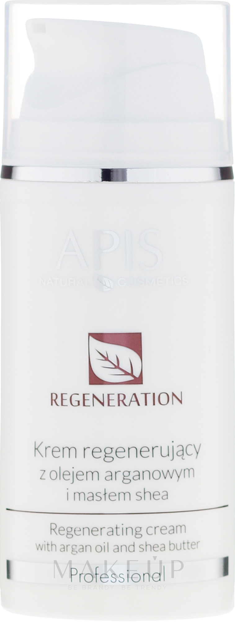 Regenerierende Gesichtscreme mit Arganöl und Sheabutter - APIS Professional Regeneration Cream — Bild 100 ml