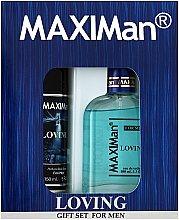 Düfte, Parfümerie und Kosmetik Aroma Parfume Maximan Loving - Duftset (Eau de Toilette 100ml + Deospray 150ml) 