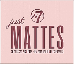 Lidschattenpalette - W7 Just Mattes Eyeshadow Palette — Bild N2