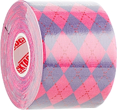 Kinesiologisches Tape Pink Argyle - RockTape Design — Bild N2