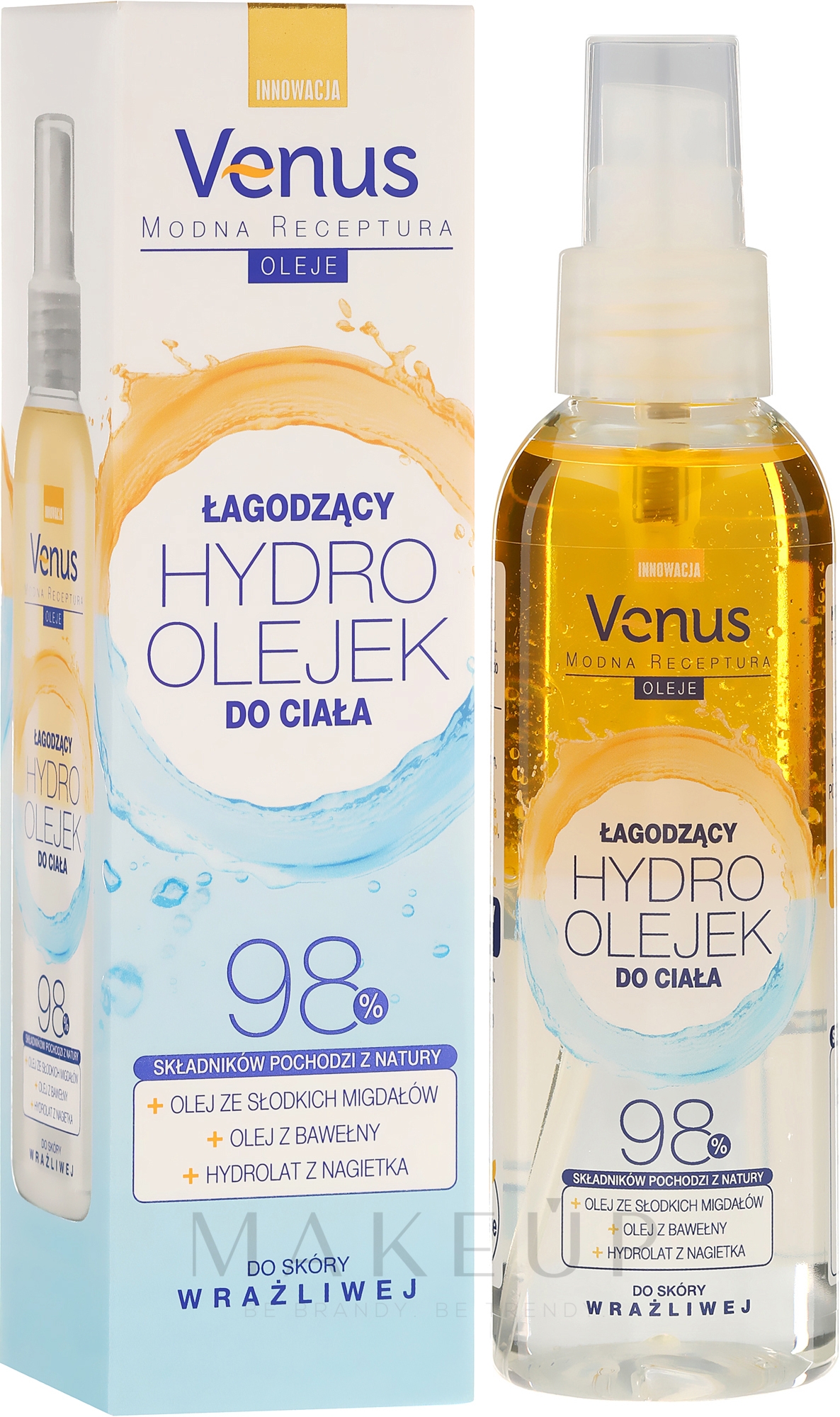 Feuchtigkeitsspendendes Körperöl mit Kamille - Venus Lightening Body Hydro-Oil — Bild 150 ml