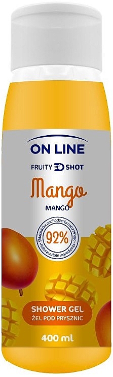 Duschgel mit Mango - On Line Fruity Shot Mango Shower Gel — Bild N1