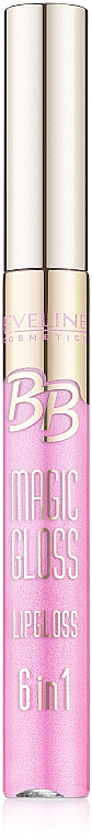 Lipgloss - Eveline Cosmetics BB Magic Gloss Lipgloss 6 w 1 — Bild N1