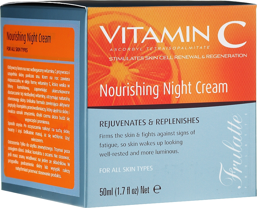 Pflegende Nachtcreme mit Vitamin C - Frulatte Vitamin C Nourishing Night Cream — Bild N1