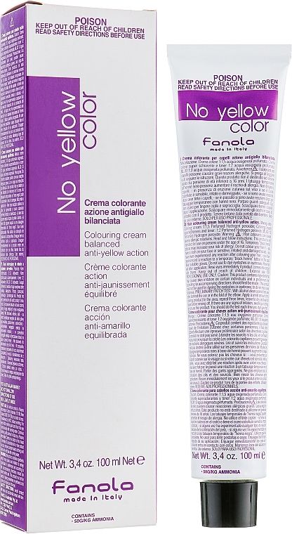 Creme-Haarfarbe - Fanola No Yellow Colouring Cream