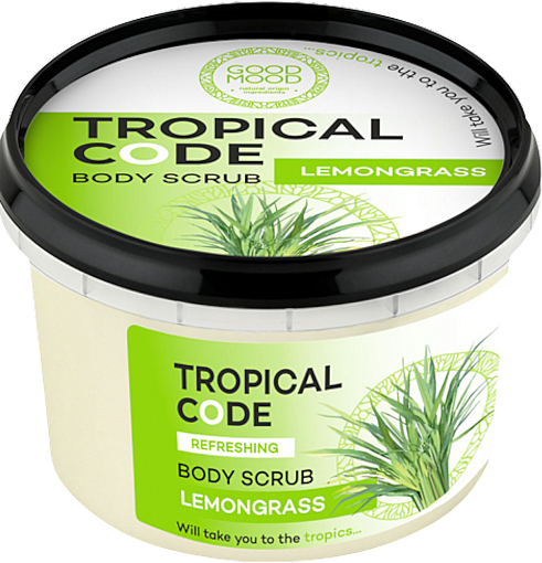 Körperpeeling Zitronengras - Good Mood Tropical Code Body Scrub Lemongrass — Bild N1