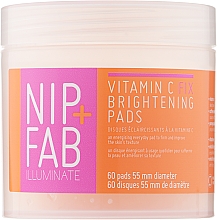 Düfte, Parfümerie und Kosmetik Gesichtsreinigungspads für das Gesicht mit Vitamin C - NIP + FAB Vitamin C Fix Brightening Pads