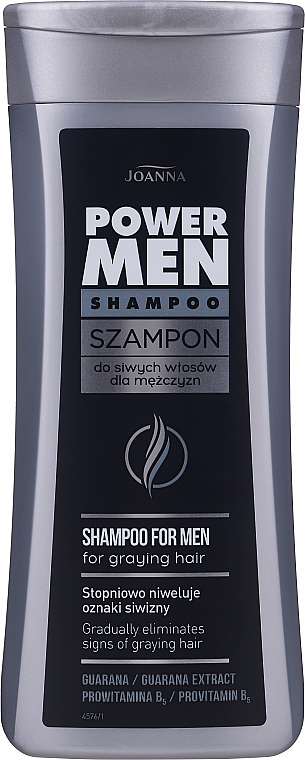 Shampoo für graues Haar für Männer - Joanna Power Graying Hair Shampoo For Men