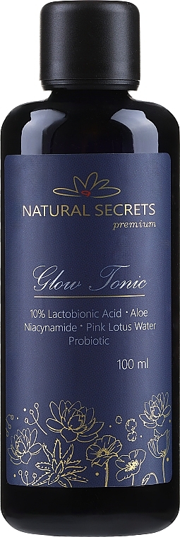 Tonisierende aufhellende Behandlung mit Lactobionsäure für das Gesicht - Natural Secrets Glow Tonic — Bild N1