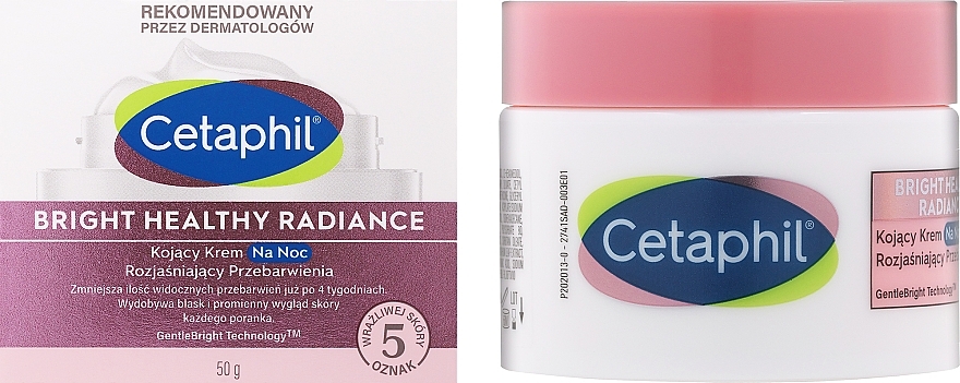 Beruhigende Gesichtscreme für die Nacht - Cetaphil Bright Healthy Radiance Face Night Cream — Bild N2