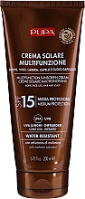 Feuchtigkeitsspendende Sonnenschutzcreme für Körper, Gesicht, Haar und Kopfhaut SPF 15 - Pupa Multifunction Sunscreen Cream — Bild N3