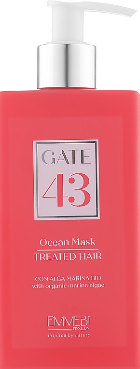 Maske für gefärbtes und geschädigtes Haar - Emmebi Italia Gate 43 Wash Ocean Mask Treated Hair — Bild N1