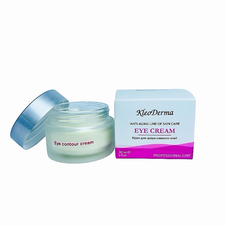 Anti-Aging-Augencreme mit Kollagen und Traubenkernöl - KleoDerma Eye Cream — Bild N1