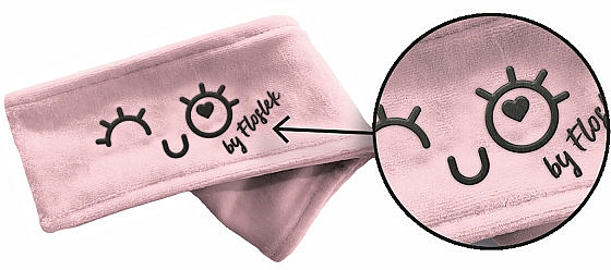 Kosmetisches Stirnband rosa - Floslek — Bild N1