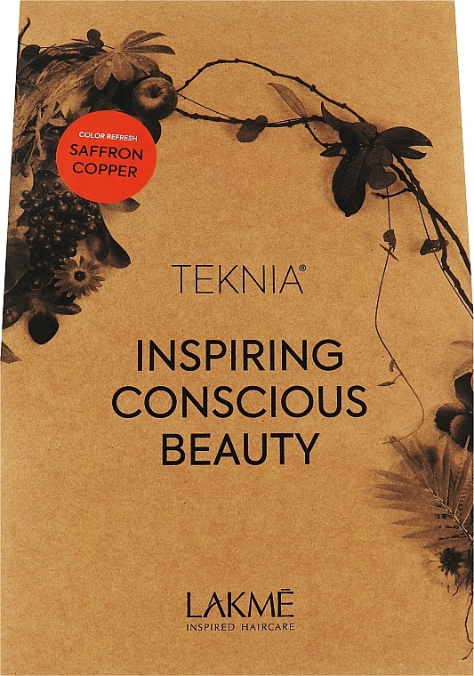Haarpflegeset - Lakme Teknia Color Refresh Saffron Copper (Shampoo 300ml + Haarmaske 250ml) — Bild N1