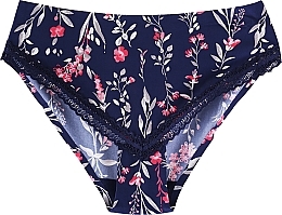 Düfte, Parfümerie und Kosmetik Damen-Bikini-Höschen mit Spitze blaue Blumen - Moraj